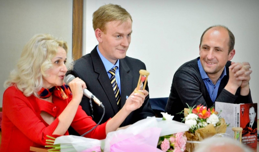 зустріч з істориками Іваном Хомою та Миколою Посівничем