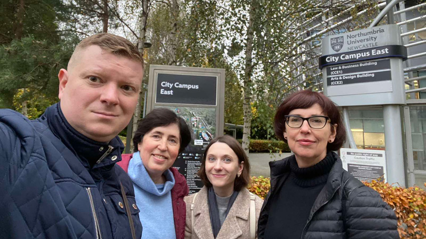 Фото з відвідин Northumbria University