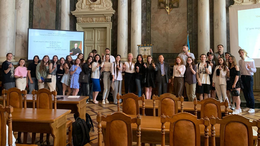 Фото із зустрічі у Львівській політехніці