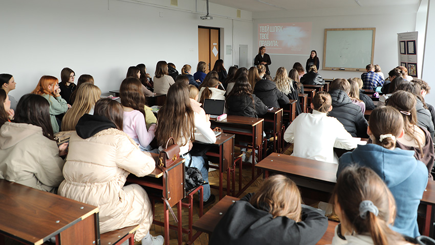 Фото із зустрічі у Львівській політехніці