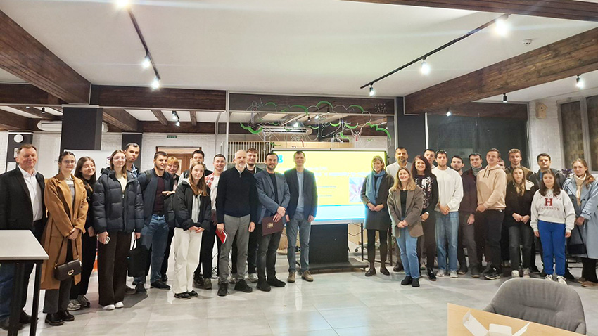 Фото із зустрічі у Львівській політехніці