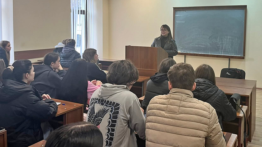 Фото із зустрічі на кафедрі ЖЗМК