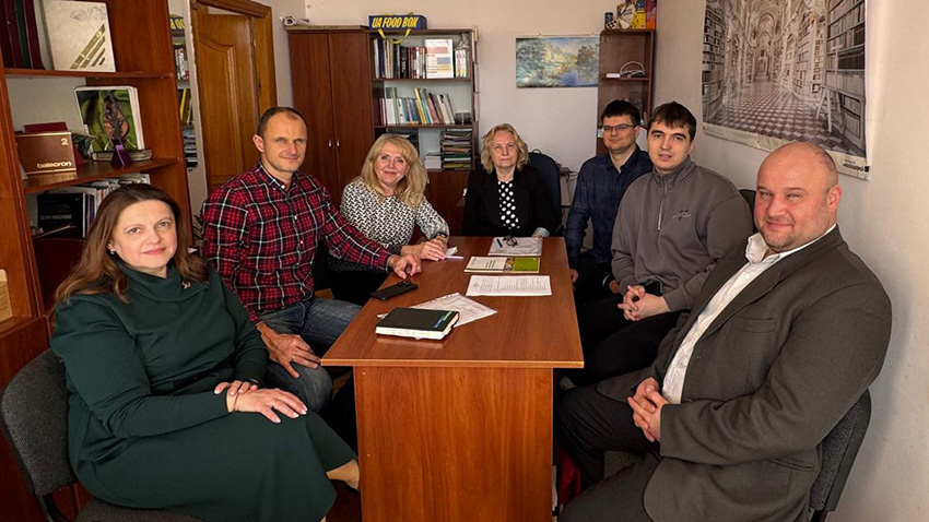 Фото із зустрічі на кафедрі ПТП