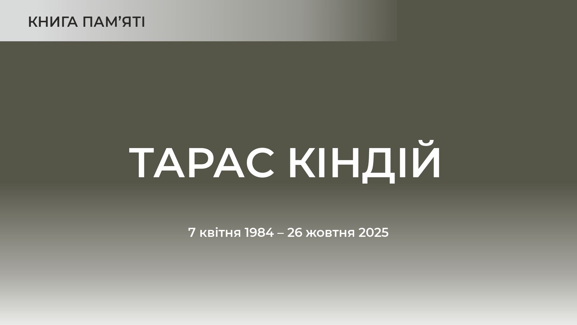 Тарас Кіндій