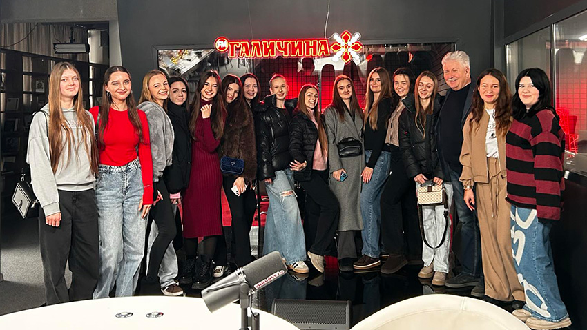 Фото з відвідин студії