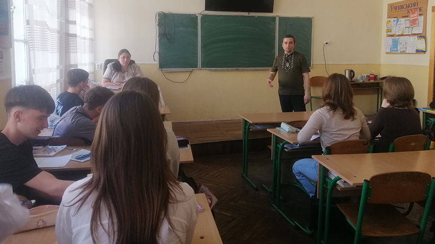 Фото з профорієнтаційного заходу