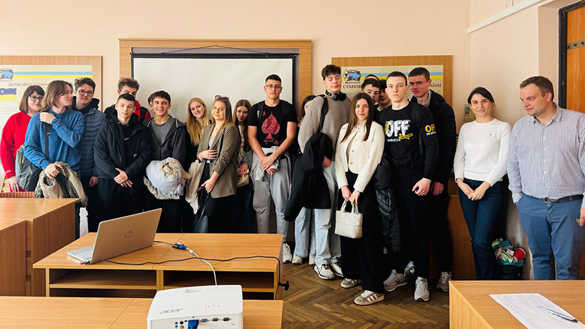 Фото з відвідин кафедри