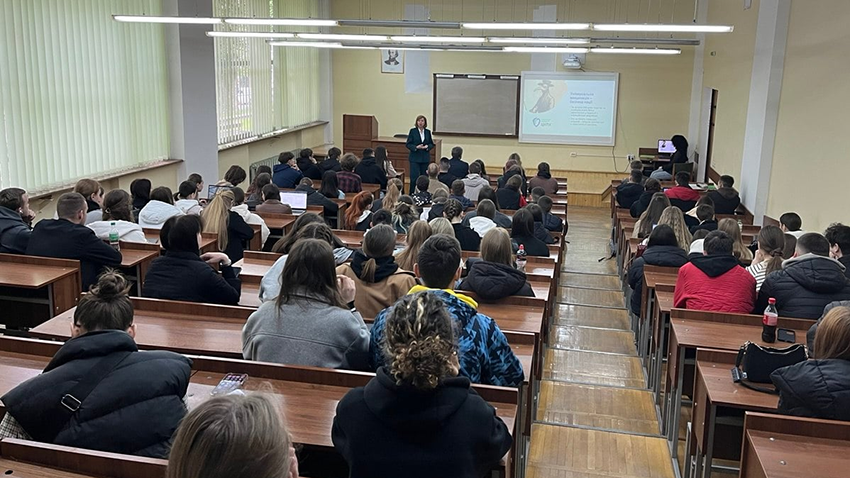 Фото із зустрічі у Львівській політехніці