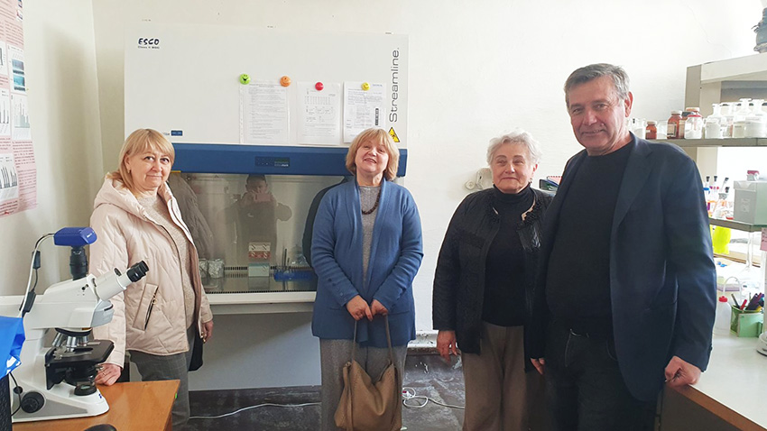 Візит до лабораторії кафедри біотехнології та радіології ЛНУВМБ імені Степана Ґжицького