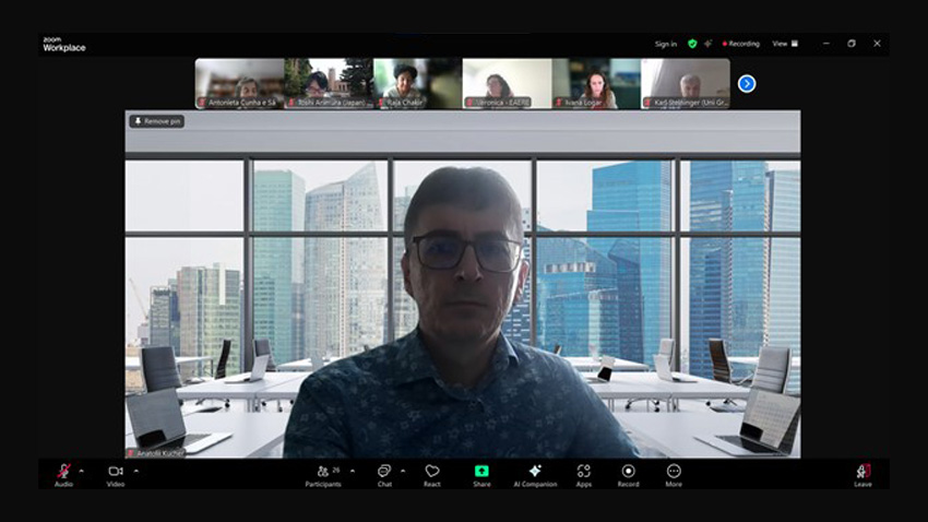 Скріншот з онлайн-зустрічі