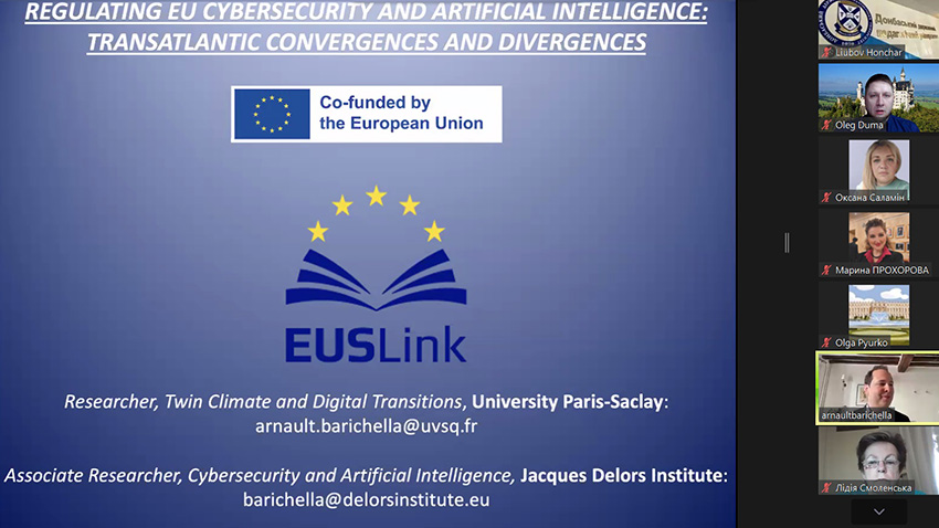 Скріншот з онлайн-заходу проєкту