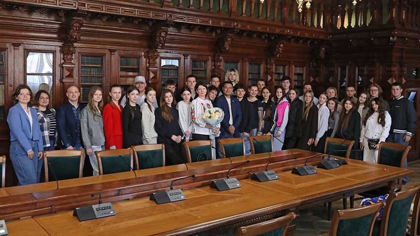 Фото із зустрічі у Львівській політехніці