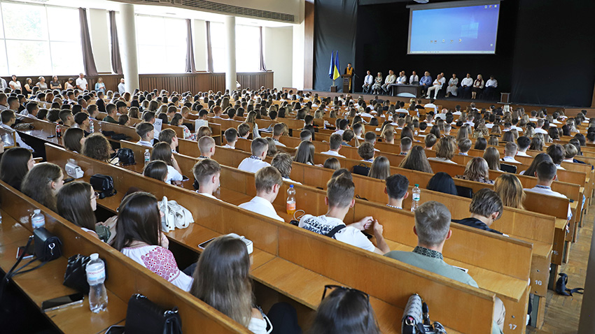 Фото з урочистої зустрічі