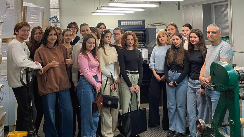 Фото з відвідин видавництва