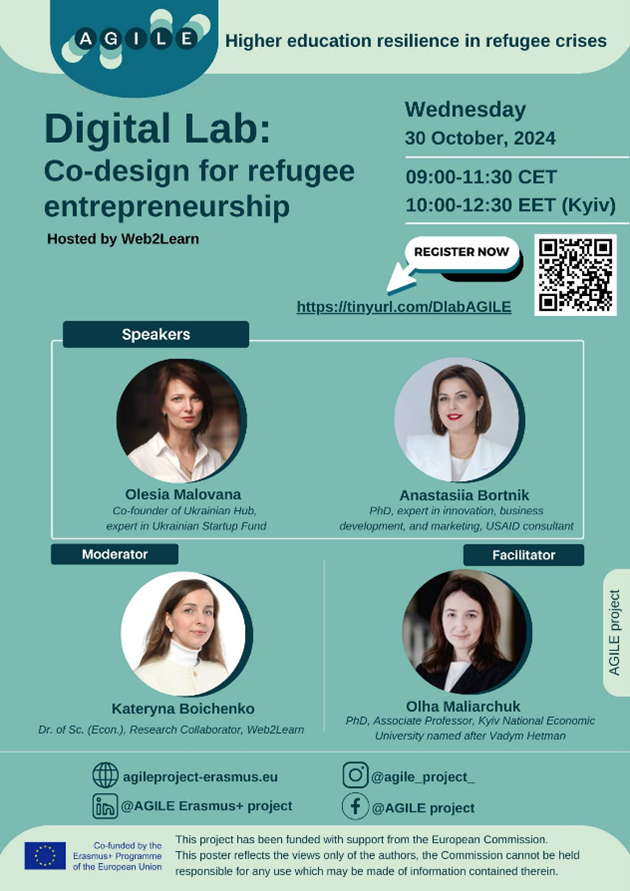 Цифрова лабораторія: Спільний дизайн для підприємництва біженців