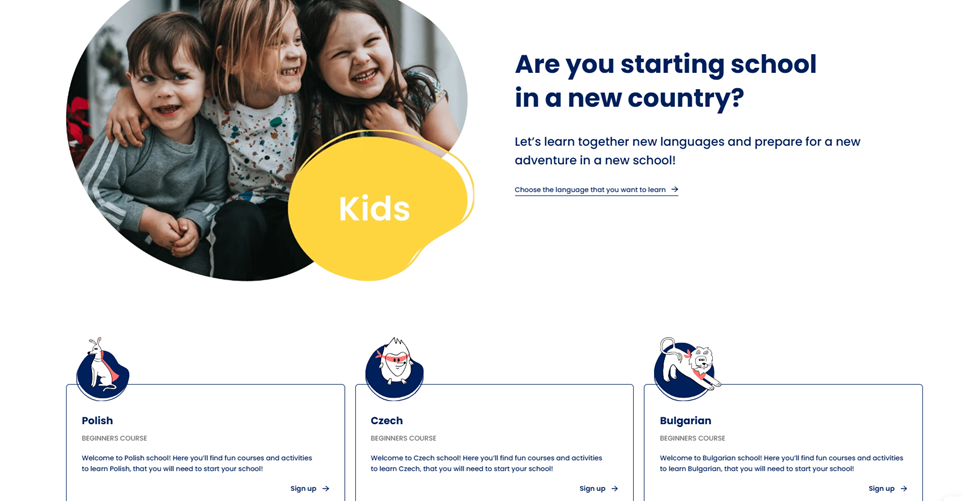 Планування та розробка структурованого змісту на рівні початкової школи під змістовним керівництвом фахівців з викладання місцевої мови дітям іноземців