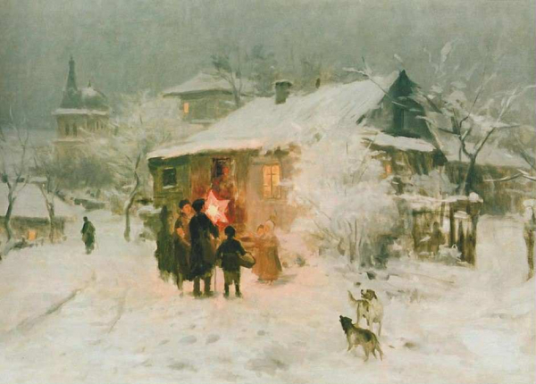 Картина Миколи Пимоненка «Колядки»