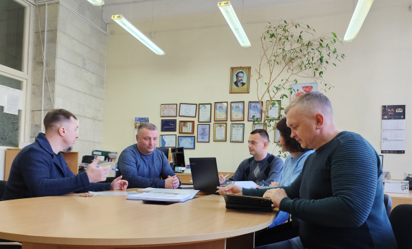 Фото із зустрічі на кафедрі УП