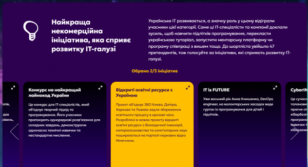 Скріншот із сайту