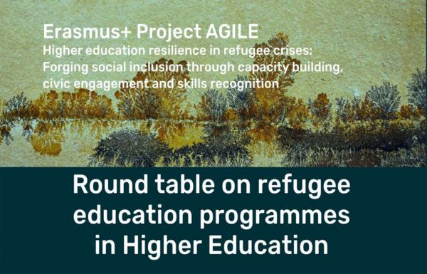 Круглий стіл щодо освітніх програм для біженців у вищій освіті в рамках проєкту AGILE за програмою Erasmus+