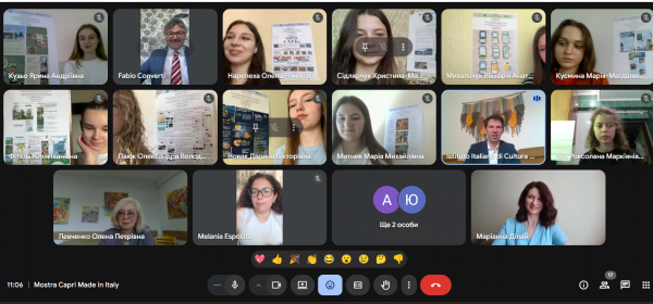 Скріншот з онлайн-заходу