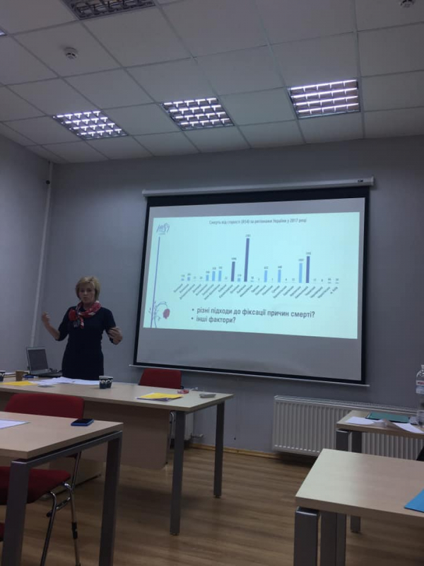 на семінарі «Розуміння деменції та комунікація»