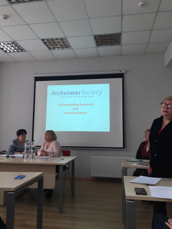 на семінарі «Розуміння деменції та комунікація»