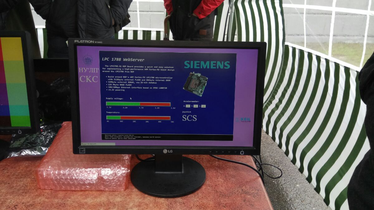 демонстрація розробки спеціалізованих комп’ютерних систем на базі Embedded Artists