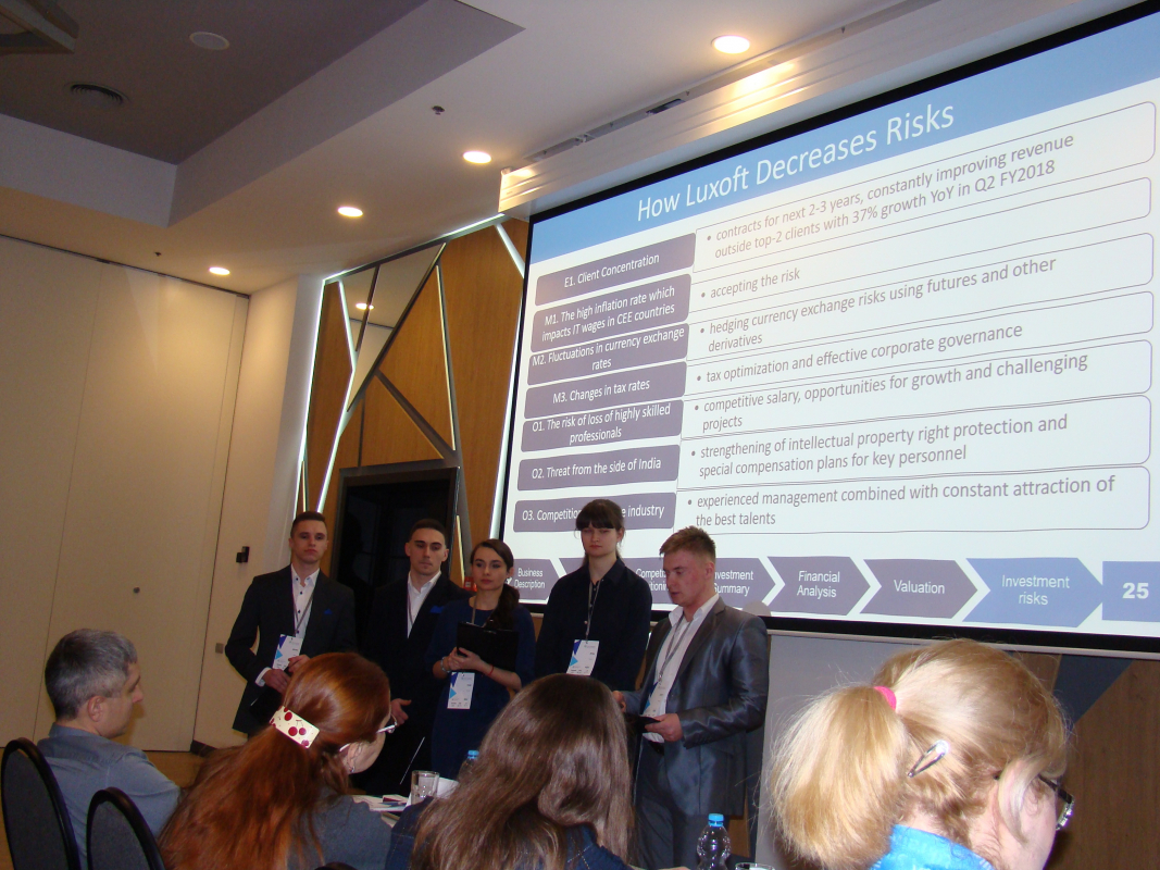 на конкурсі CFA Institute Research Challenge