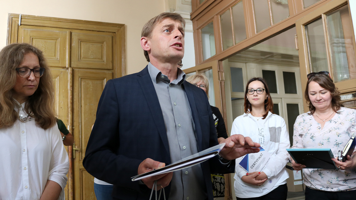 польські студенти презентували виставку живопису