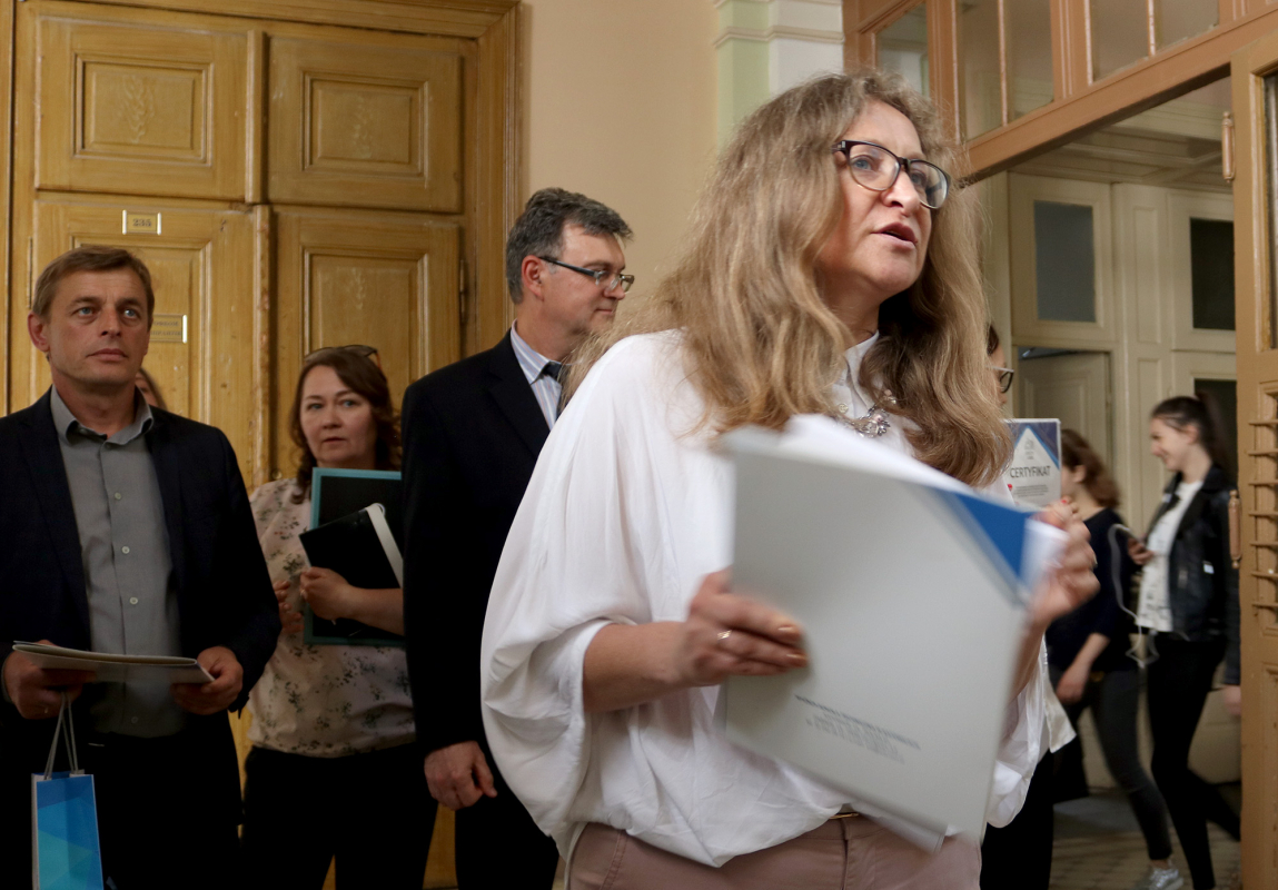 польські студенти презентували виставку живопису