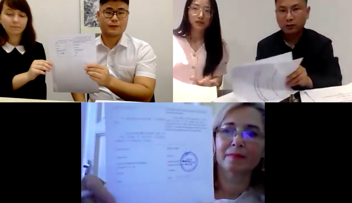 Скріншот з онлайн-зустрічі