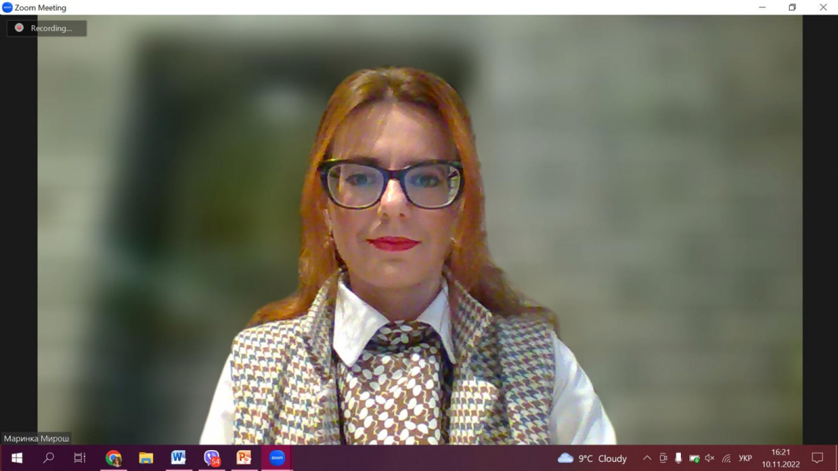 Скріншот з онлайн-заходу