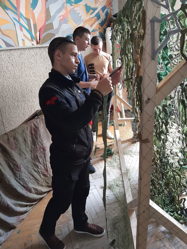 Фото із плетіння сітки