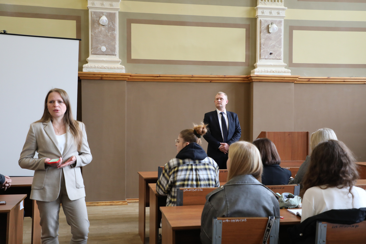 Фото із зустрічі у Львівській політехніці