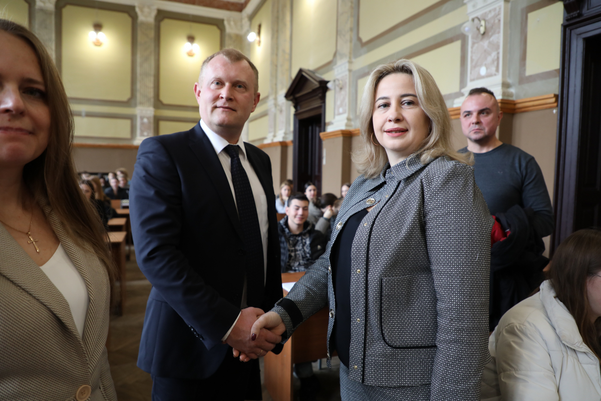 Фото із зустрічі у Львівській політехніці