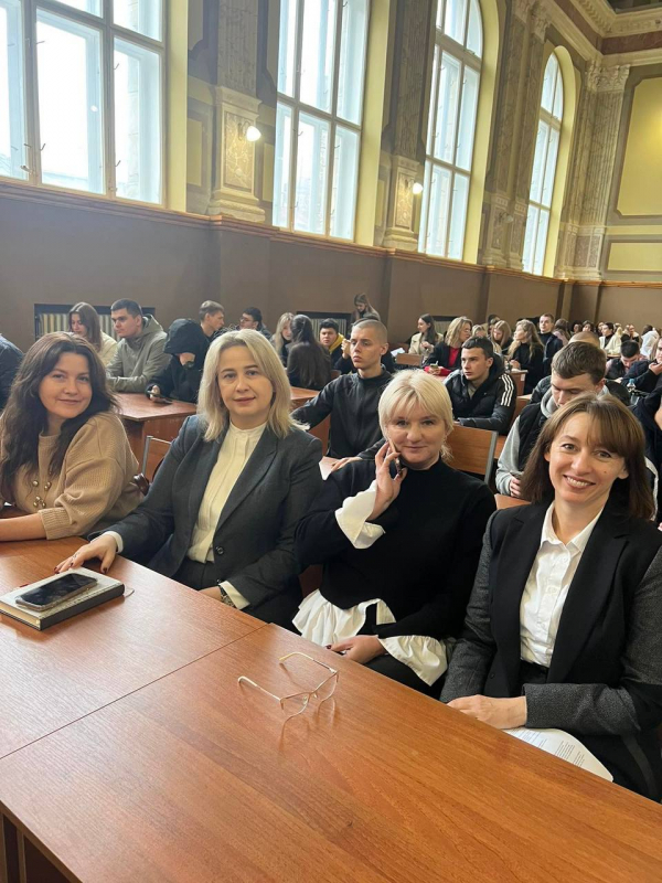 Фото із зустрічі у Львівській політехніці