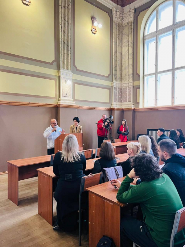 Фото із зустрічі у Львівській політехніці