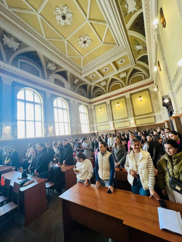 Фото із зустрічі у Львівській політехніці