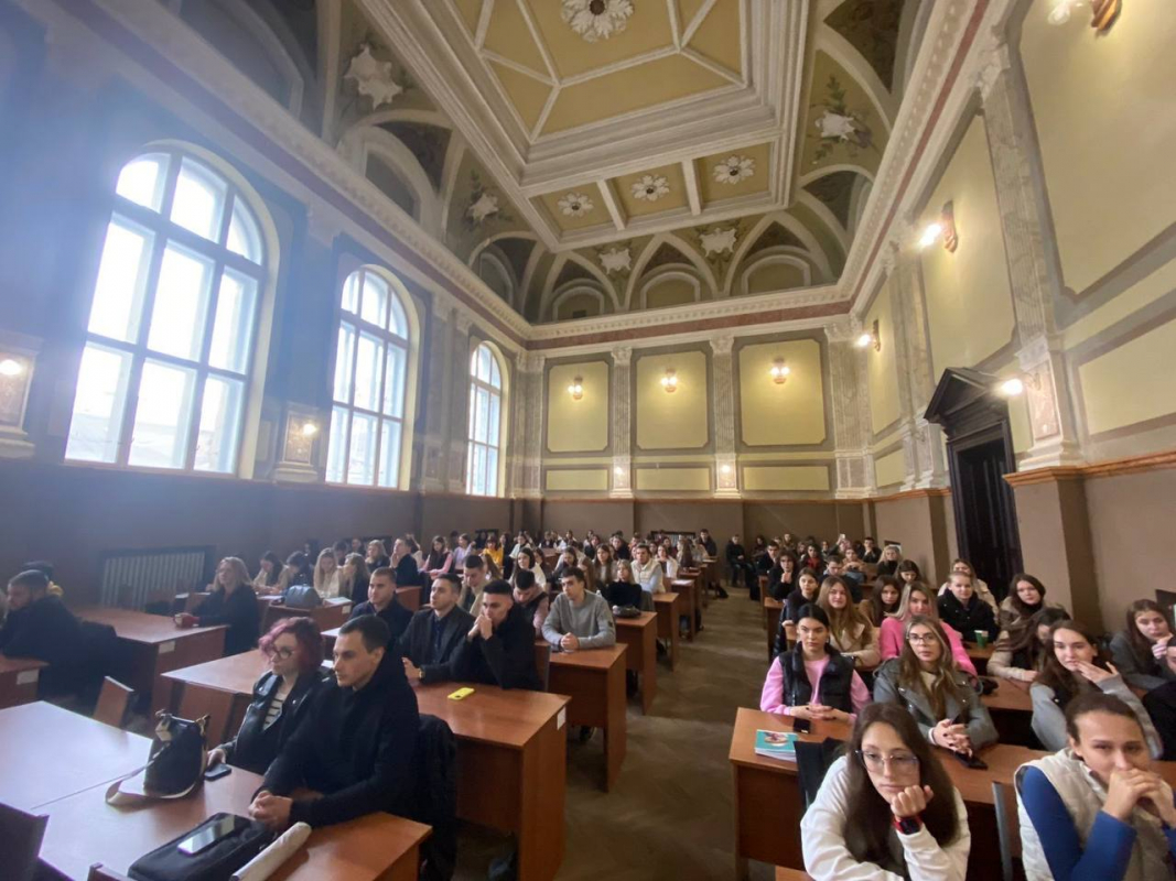 Фото із зустрічі у Львівській політехніці