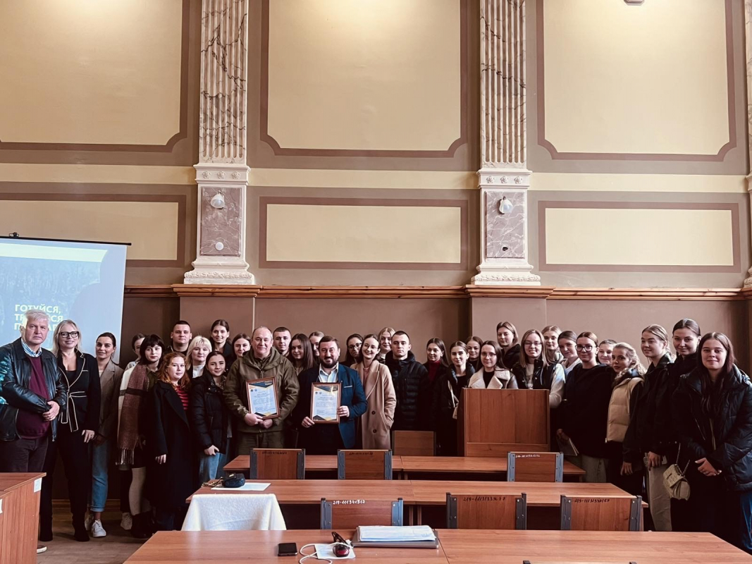 Фото із зустрічі у Львівській політехніці