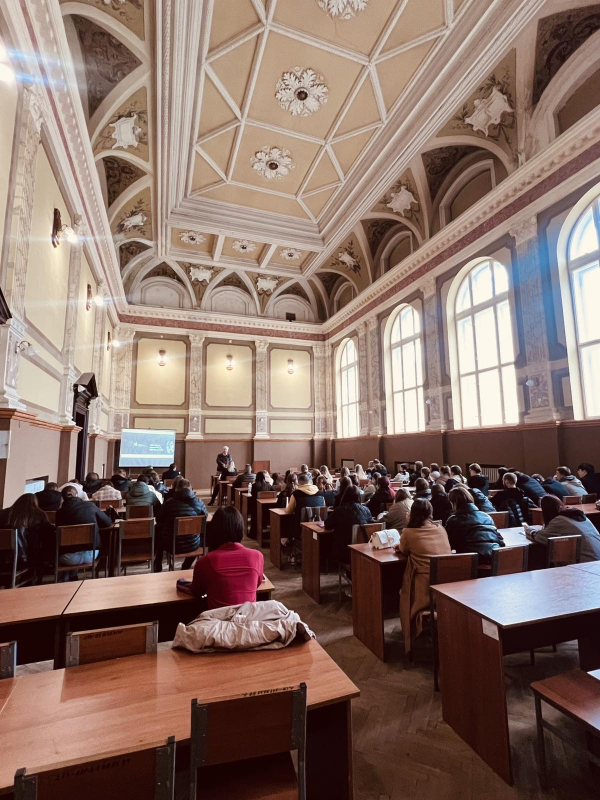 Фото із зустрічі у Львівській політехніці