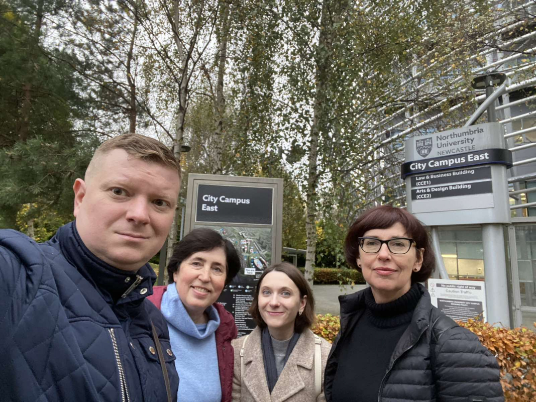 Фото з відвідин Northumbria University