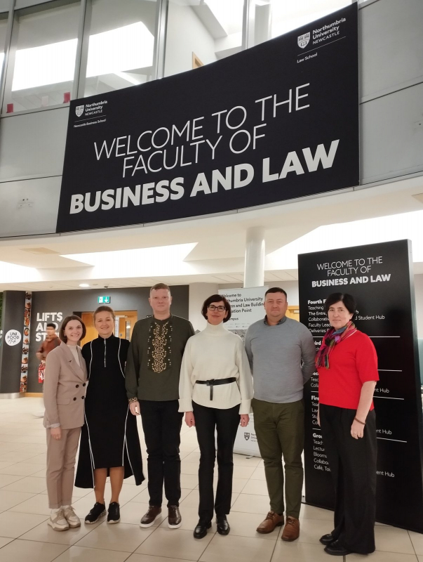 Фото з відвідин Northumbria University