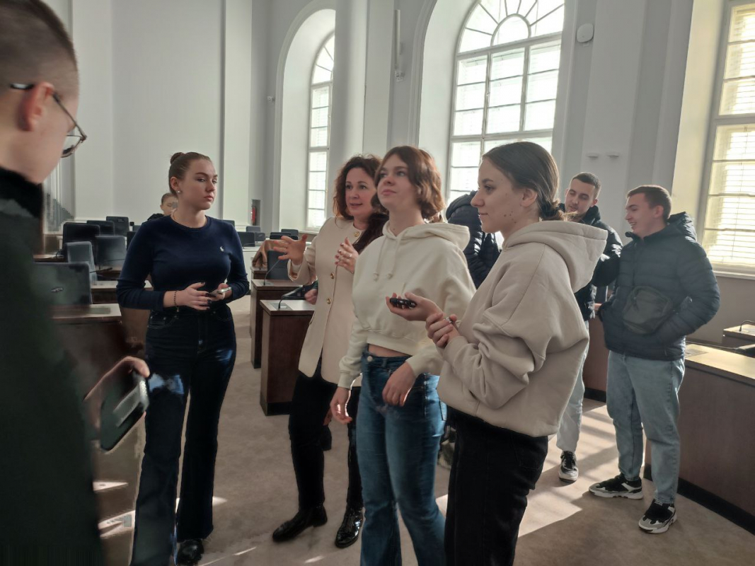 Фото з відвідин Львівської міської ради