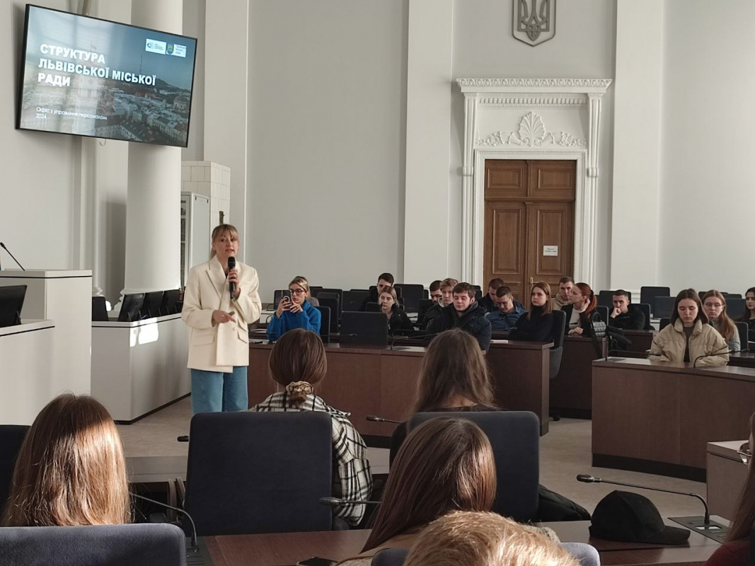 Фото з відвідин Львівської міської ради