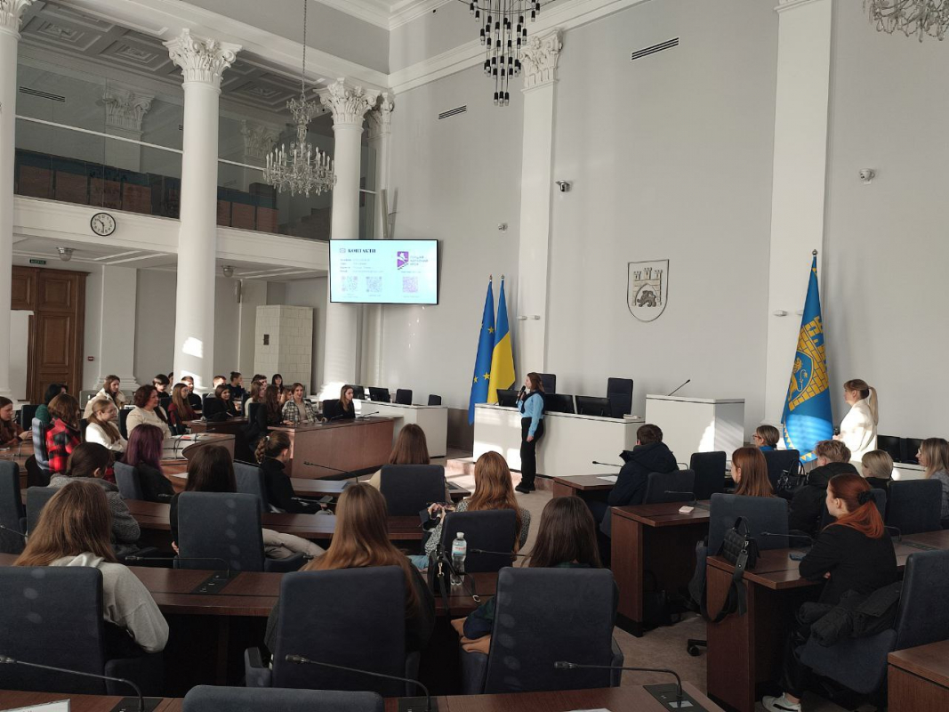 Фото з відвідин Львівської міської ради