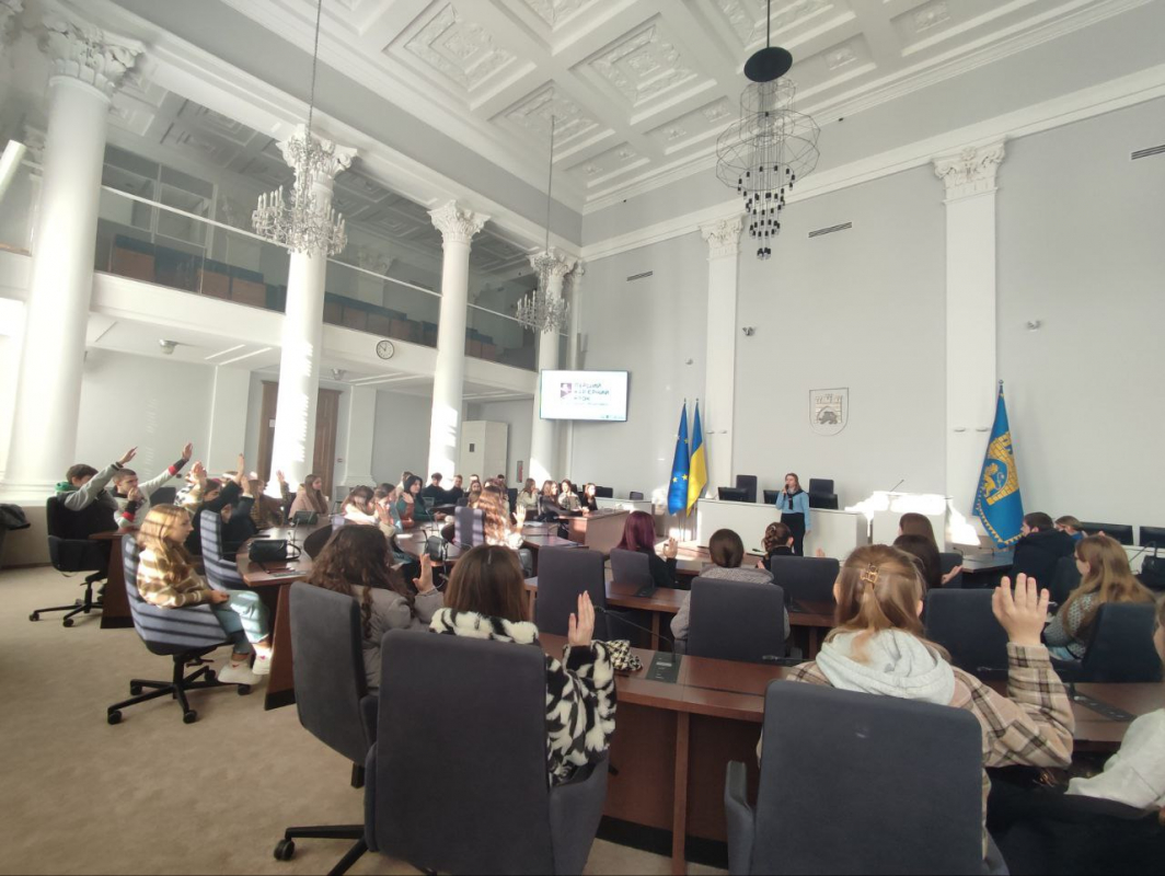 Фото з відвідин Львівської міської ради