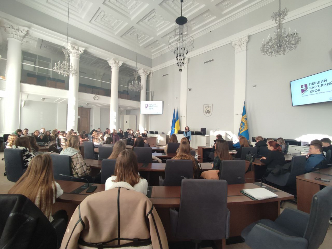 Фото з відвідин Львівської міської ради