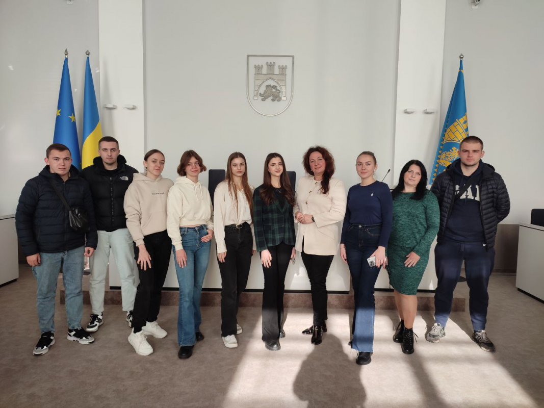 Фото з відвідин Львівської міської ради